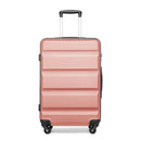 Kono Koffer, Hartschale ABS Reise-Trolley mit 4 Spinner-Rädern und TSA-Schloss