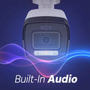 Annke AH500 3K Ultra HD IP PoE CCTV Camera Kits Dual Light Outdoor Security Camera Motion Detection Built-in Mic 265+ 6MP NVR