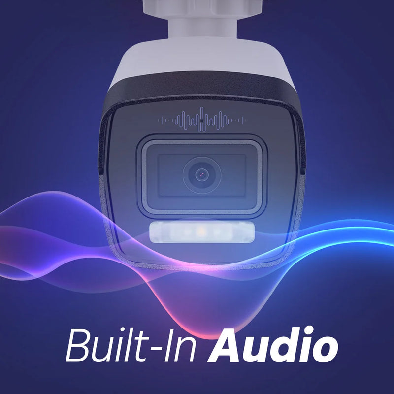 Annke AH500 3K Ultra HD IP PoE CCTV Camera Kits Dual Light Outdoor Security Camera Motion Detection Built-in Mic 265+ 6MP NVR