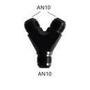 UniversalY Adapter Block Male Thread Fuel Hose Fitting Adapters AN4 AN6 AN8 AN10 Tee oil pipe joint Aluminium Easy to install