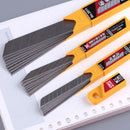 9mm 18mm Utility Knife Replacement Blades,Snap Off Carbon Steel Blades for Cutting Knives, Hobby, Craft Knife, Box Cutter