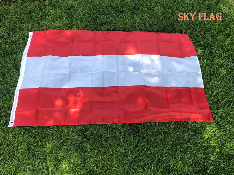 SKY FLAG Austria Flag 90x150cm hanging polyester printed AT Austria Flag Banner for Home Decoration