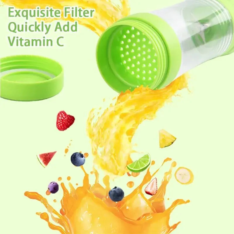 380ml Portable Electric Fruit Juicer Home USB Rechargeable Smoothie Maker Blenders Machine Sports Bottle JuicingCup