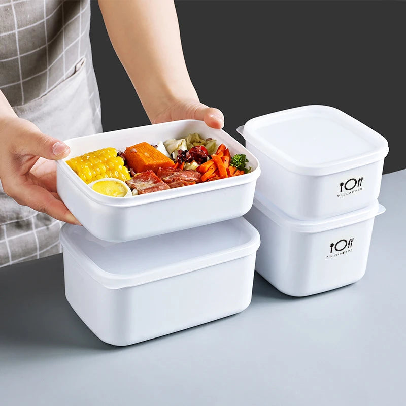 Food Containers With Lids Meal Prep Container Airtight Food Storage Lunch Box Refrigerator Fresh-Keeping Box for Kitchen & Home