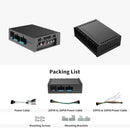 ATOTO AEC01 Car Amplifier 4 Channel 400 Watts Max Power 2/4 Ohm Stable Class A/B Only Compatible With Selected ATOTO Car Radio