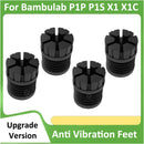 Upgraded For Bambu Lab 3D Printer Anti Vibration Feet For Bambu Lab X1C P1S P1P Universal Rubber Foot Anti-slip Rubber Shock