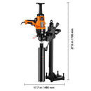 SucceBuy 2000W/2600W Handheld Core Drill Machine Drilling Diameter Wet&Dry Diamond Core Drill Rig Rugged Concrete Core Drill