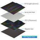 For Ender 3 Build Plate Heat Bed Ender 3 V2 /Neo Ender 5 /Pro H1H PEY PEO PET PEI Sheet 235x235 Magnetic Spring Steel Sheet