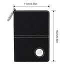 Refillable Golf Scorecard Holder Leather Golf Yardage-Book Cover With Golf Scorecard Book,Unique Golf Gift For Women Men