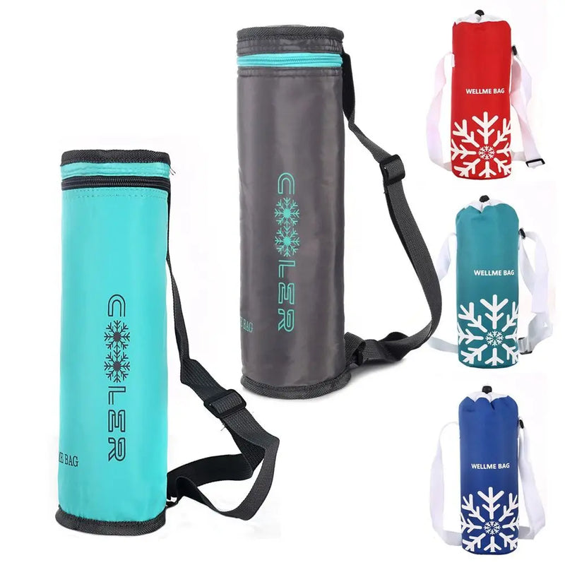 Portable Waterproof Thermal Insulated Bottle Cover Cooler Bags Collapsible Outdoor Sports Travel Insulated Water Bottle Warmer