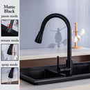 Kitchen Faucets 304 stainless steel Pull Out Kitchen Sink Water Tap Deck Mounted Mixer Stream Sprayer Head Hot Cold Taps