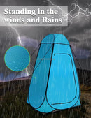 Portable Privacy Shower Tent Outdoor Waterproof Changing Room Shelter for Camping Hiking Beach Toilet Shower Bathroom