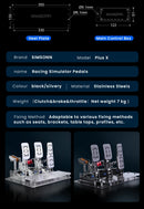 The Sim Commander | Hydraulic Sim Racing Pedal System with Haptic Vibration