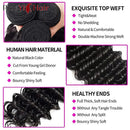 Deep Wave Human Hair Bundles 20 22 24Inch Burmese Curly Hair Bundles Deep Wave Bundles 100% Human Hair For Women Hair Extensions