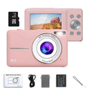 HD 1080P Digital Camera for Kids Video Camera with 32GB SD Card 16X Digital Zoom Compact Point and Shoot Camera for Students