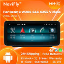 NaviFly Android 14 Auto GPS Navigationsradio Stereoanlage für Mercedes-Benz C-Klasse W205 GLC X253 V-Klasse W446 Drahtloses CarPlay 4G