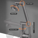 Mechanischer Arm Universalarmatur Badezimmer Küche Spritzschutz Armatur Bad Waschtisch Heiß- und Kaltwasserhahn Armatur Zubehör