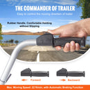 VEVOR 5000lbs Electric Trailer Dolly 12V Trailer Jockey Wheel with 22 ft/min Speed & Adjustable Height for Moving Caravan Boat