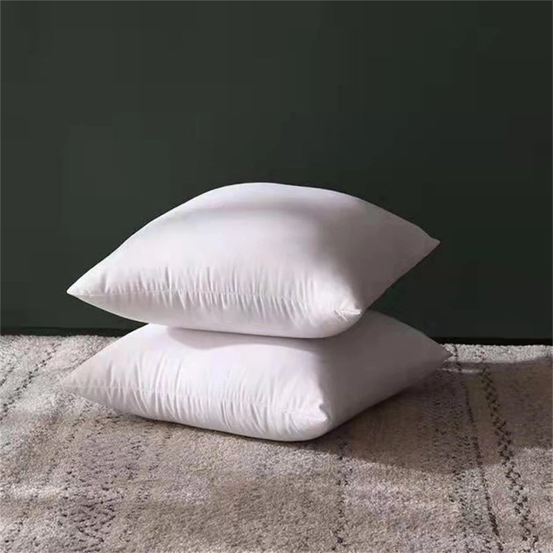 45x45cm Classic Solid Color Cushion Core Funny Soft Head Pillow Inner PP Cotton Filler Customized Health Care Cushion Filling
