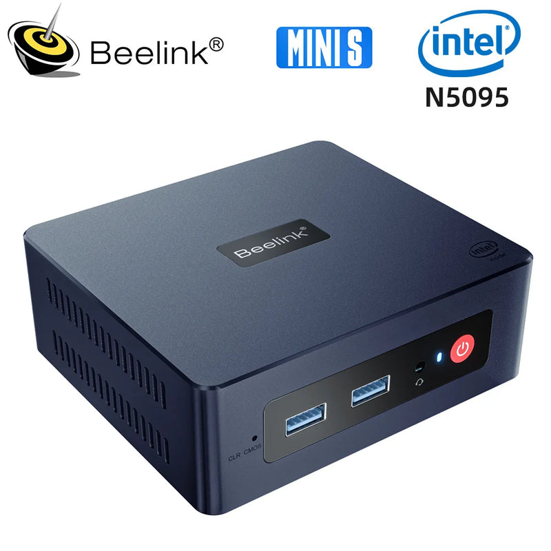 Beelink Mini S12 Pro Mini PC Win11 Intel N100 16GB 500GB Mini S N5095 1000M LAN Mini Computer Gaming VS J4125 GK Mini T8 Pro