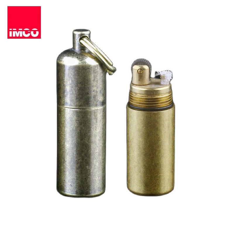 IMCO Mini Oil Lighter 6100 Small Kerosene Lighter Portable brass Gasoline Lighter Peanut Lighter 50*13mm