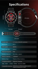 The T-REX3 | Tactical-Grade Outdoor Smart Watch with 1100mAh Battery
