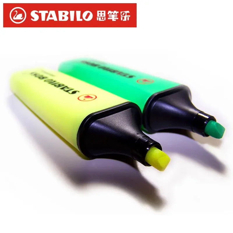 6/9/15 Colors Stabilo Boss Highlighter 70 Stroke Key Marker with Large-capacity Color Small Fresh Marker Art Stationery Supplies