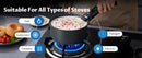 The Ember Line | 10-Piece Induction Cookware Set with Removable Handles