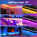 U'King 2Pcs 60W RGB 24LED Wall Wash Light Bar With Remote Controller DMX Stage Light Bar For Wedding Church Music Dance DJ Party