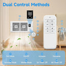 Register Booster Fan 4*10Inch Smart Heating Cooling AC Vent Fan With Remote Control & Thermostat Control Household Radiator