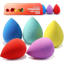 BEAKEY Makeup Sponge 5 Pcs Set LatexFree Boun Boun Beauty Sponge for Blending Makeup Sponges for Foundation Liquid Cream and Po
