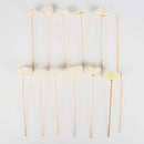 11 pcs Artificial Flower Rattan Sticks Fireless Fragrances Reed Diffuser Stick Reuse DIY Handmade Ornaments Home Decor