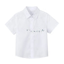 2026 Boys Suit Set Stylish Flower Children Birthday Outfits Spring/Summer School Host Performance Blazers Costume Kids Clothes