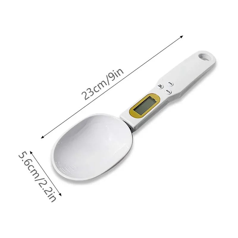 Weight Measuring Spoon LCD Digital Kitchen Scale 500g 0.1g Measuring Food Spoon Scale Mini Kitchen Tool for Milk Coffee Scale