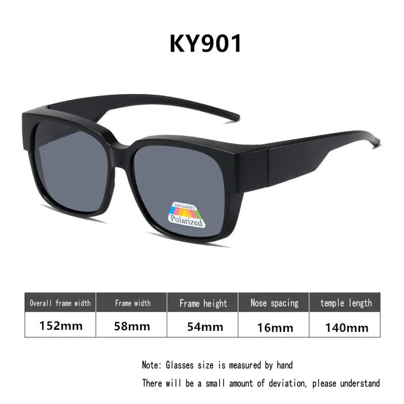 Iboode Polarized Sunglasses Frame For Myopia Driver Classic Sun Glasses Men UV400 Polarize lenes Universal Optical Eyewear Frame