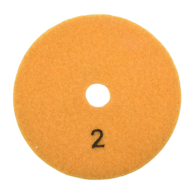 3PC Polishing Pads Granite Polishing Tool Pad Sanding Disc 4 Inch 100mm Dry/Wet Diamond 3 Step Polishing Granite Marble Disk