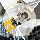 Hydraulic Pipe Crimping Tool Adjustable Crimper with Heavy-Duty Pressure for Copper Stainless Steel PEX Pipes TH V12/15/18/22/28