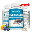 Fearathe Eye Health Vitamins - Lutein with Bilberry and Grape Seed Extracts - Supports Eye Fatigue, Dry Eyes and Healthy Vision