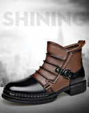 The Iron Archive | Men's Retro Zipper Ankle Boots