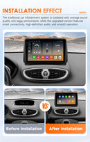 9" Hizpo 2Din Android14 Car Radio for Renault Clio 3 2005 - 2014 Snapdragon 6115 Headunit RDS DSP 4G Auto CarPlay GPS Navigation