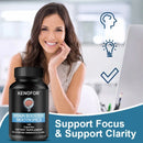 Brain Function Supplements – Helps with Focus, Memory, Concentration, Mental Clarity, Energy, Stress and Anxiety Relief