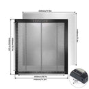 LONGER Honeycomb 440*440*22mm Arbeitsfläche Waben Laser Lasertisch Aluminium Gitterplatte für Lasergravierer Graviermaschine