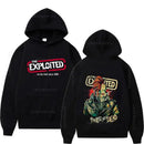 Hoodies THE EXPLOITED Theme Singer Graphic Printing Clothing Hooded Hip Hop Casual Unisex Autumn Winter Fleece Sweatshirts
