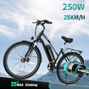 COLORWAY 28" Electric Bike, EBike with 36V 15Ah Removable Battery, 7-Speed, City Bike with 250W motor, range up to 45-100km