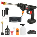 21V Cordless High-Pressure Water Gun 50BAR Wireless Foam Producer 50BAR Car Washer Gun for Auto Home Garden Machine Tool