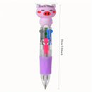 20/40pcs/Set, Cute Retractable Multicolor Ballpoint Pens, Medium Tip Resin Material Office Supplies, School Stationery