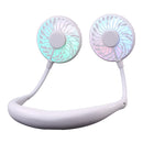 Portable Summer Sports Fans Low Noise USB Neck Cooling Fan Rechargeable Comfortable To Wear for Home School Office
