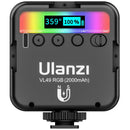Ulanzi VL49 RGB Kamera Licht LED Video 2500K-9000K 800LUX Magnetische Mini Fülllicht 3 Cold Shoe 2000mAh Typ-C für Youtube