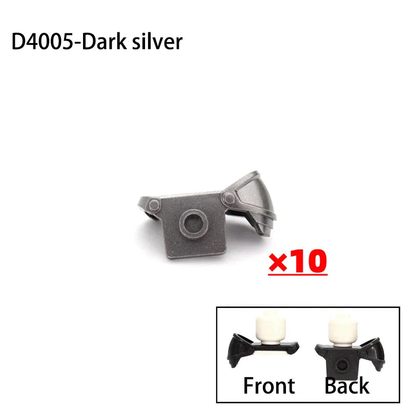 MOC Medieval Accessories Building Blocks Military Soldiers Shoulders Armor Blaster Helmets Weapons War Bricks Children Toys B038