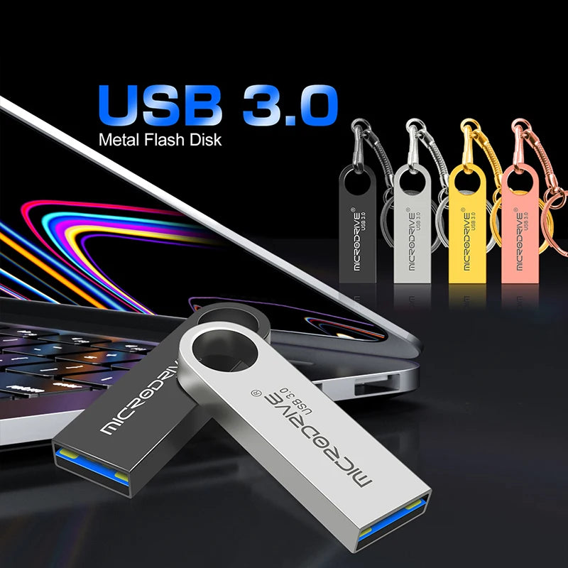 100% full capacity USB 3.0 Flash Drive 16GB 64gb 128GB 256GB Super tiny Pen drive 32GB Pendrive 128gb Waterproof USB Memory